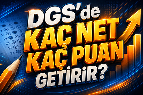 dgs’de kaç net kaç puan getirir?