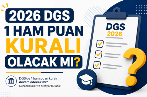 2026 dgs 1 ham puan kuralı olacak mı?