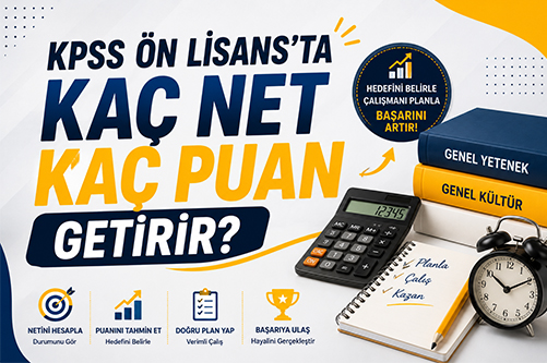 kpss Ön lisans’ta kaç net kaç puan getirir?