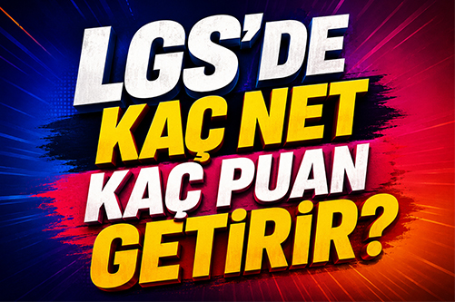 lgs’de kaç net kaç puan getirir?