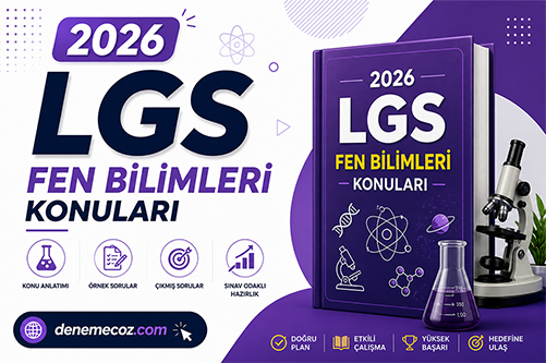 2026 lgs fen konuları - denemecoz.com