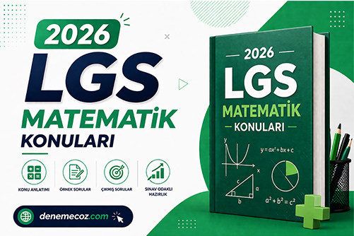 2026 lgs matematik konuları - denemecoz.com