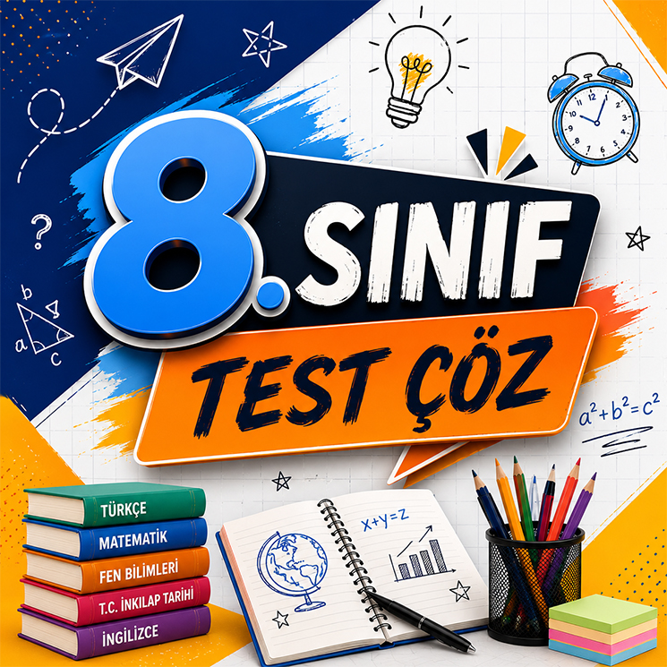 8.sınıf test çöz
